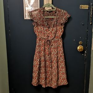 Nanette Lepore flower dress size 0